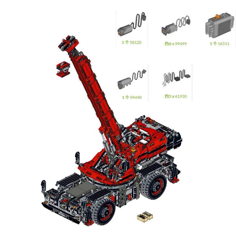 New MOC-33977 Rough Terrain Crane 42082 Building Block Toys 3714 Pcs Assembly Building Blocks Kids Toys DIY Birthday Gift Gifts - petguardiansupplies