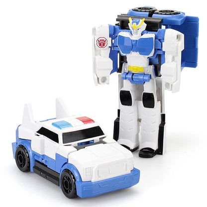 Transforming Toy Car Children 12cm Transformation Robot Kit Toys Models 2 In 1 One Step Model Deformed Car Toy for Boy Gift - petguardiansupplies