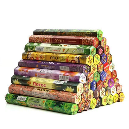 T Fragrances India Incense Stick Handmade Aromatherapy Sticks 20 Sticks Per Box Sandalwood Lavender Meditation Incenses - petguardiansupplies