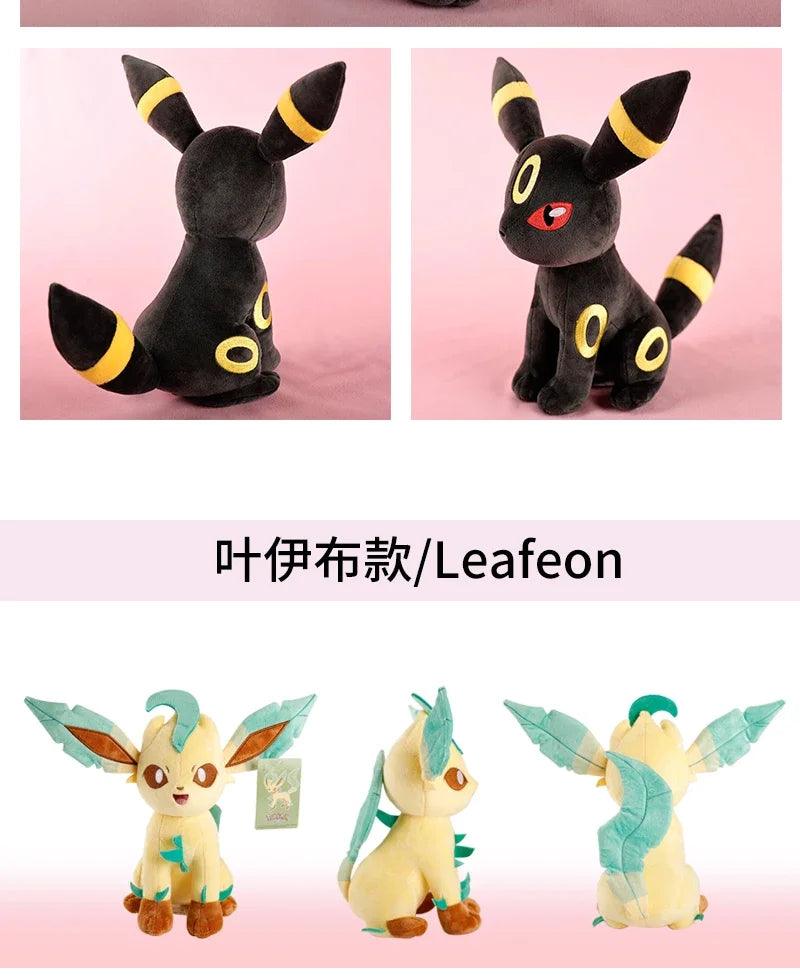 DuoDuoBao Original POKEMON Eevee Sylveon Umbreon Espeon Plush Toy Gengar Pikachu Charizard Plush Doll Soft Kawaii Toys Kids Gift - petguardiansupplies