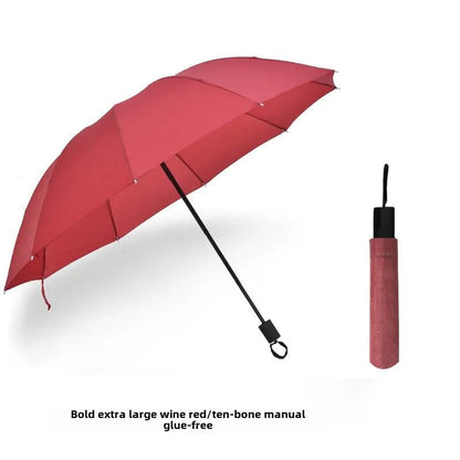 Large Foldable Umbrella Sunshade For Women Durable Umbrella Rain Sun Protection Advertising - petguardiansupplies