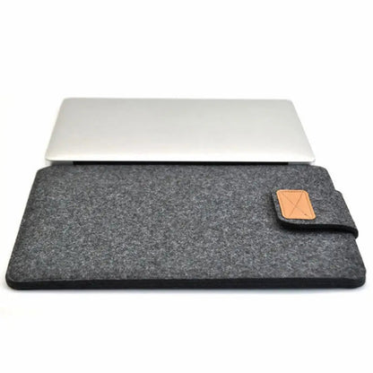 Felt Sleeve Slim Tablet Case Cover Bag for MacBooks Air Pro 11 13 15 Inch Solid Color Tablet Storage Bag - petguardiansupplies