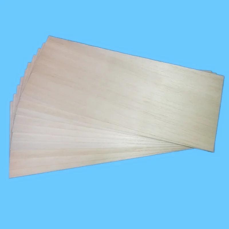 5 pcs 400x100x0.75/1/1.5/2/2.5/3/4/5/6/7/8/9/10mm EXCELLENT QUALITY Model Balsa wood sheets for RC plane boat model DIY - petguardiansupplies