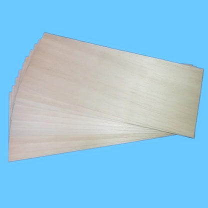 5 pcs 400x100x0.75/1/1.5/2/2.5/3/4/5/6/7/8/9/10mm EXCELLENT QUALITY Model Balsa wood sheets for RC plane boat model DIY - petguardiansupplies