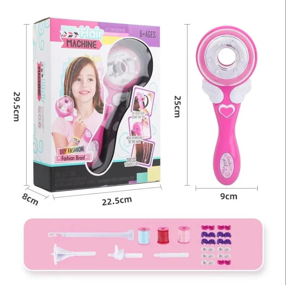 Electric Automatic Hair Braider DIY Braiding Hairstyle Tools Twist Braider Machine Hair Braid Weave Toys For Girl Child Gifts - petguardiansupplies