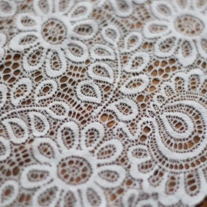 New Arrival 3Yards 22cm Black White Lace Fabric DIY Crafts Sewing Suppies Decoration Accessories For Garments Elastic Lace Trim - petguardiansupplies