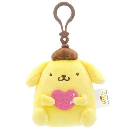 Genuine Sanrio Small Pendant Plush Toys Cartoon Dolls Hangyodon Kuromi Pachacco Soft Model Stuffed Toy Boy Girl Birthday Gifts - petguardiansupplies