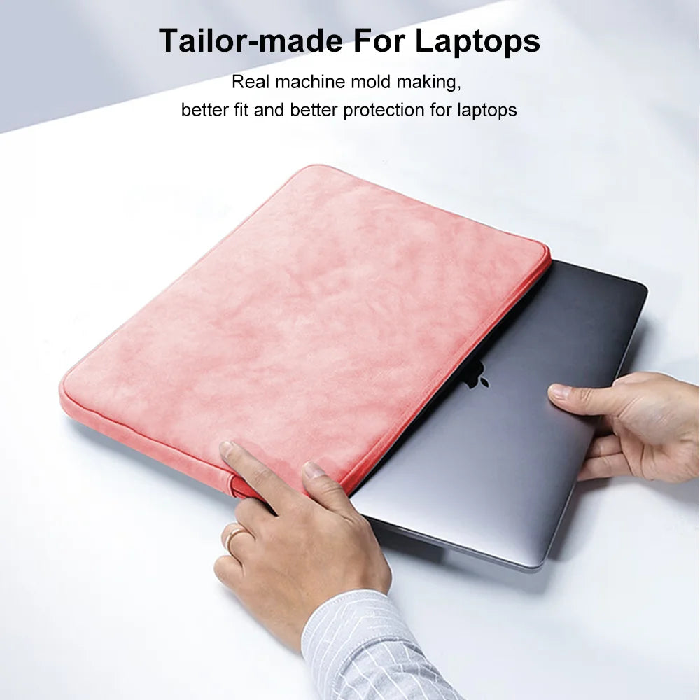 Laptop Sleeve Bag for Macbook Air Pro 13 13.3 14 15.4 15.6 Inch Notebook Pouch for Lenovo Asus HP Dell Portable Bag Cover - petguardiansupplies