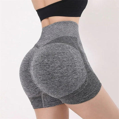 Women Yoga Shorts High Waist Workout Shorts Fitness Yoga Gym Running Short Pants Sportswear - petguardiansupplies