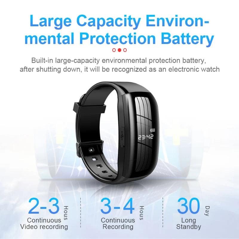 Digital Watch Mini Camera 1080p HD Wearable Camcorder Micro DV Action Voice Video Recorder Body Cam - petguardiansupplies