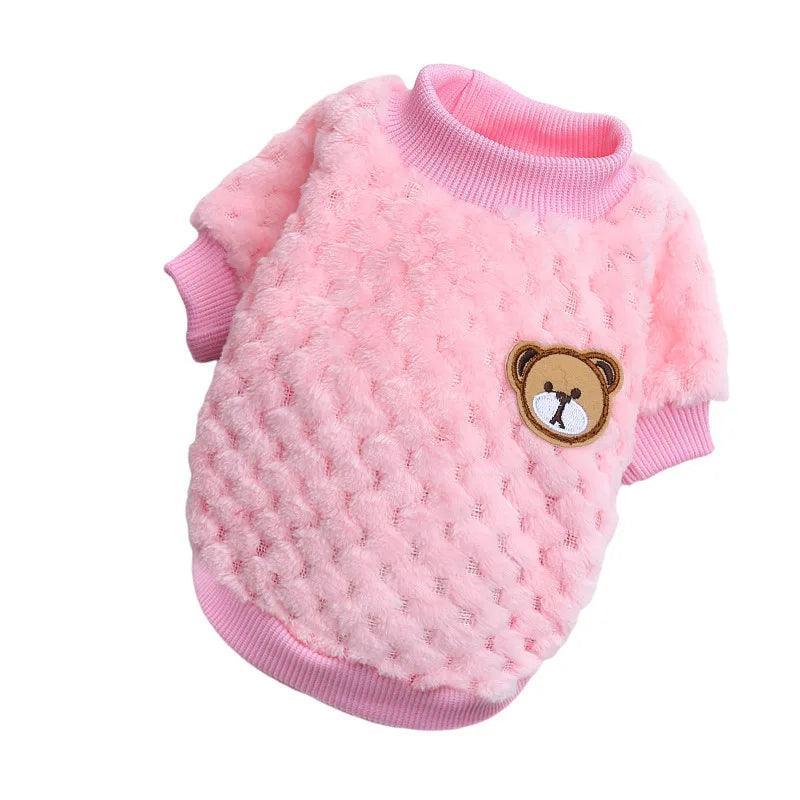 Winter Warm Pet Clothes for Small Dogs Puppy Cat Pullover Soft Fleece Chihuahua Vest French Bulldog Costume Yorkie Pug Jacket - petguardiansupplies