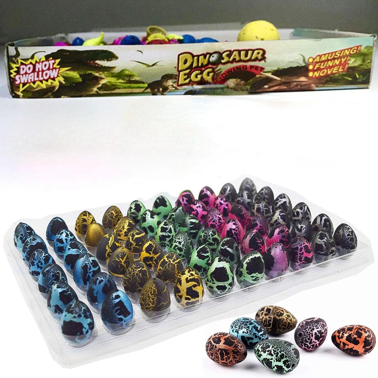 10pcs/set Magic Dinosaur Eggs Hatching in Water Growing Dinosaur Egg Animal Breeding Educational Toys for Children Kids Gifts - petguardiansupplies