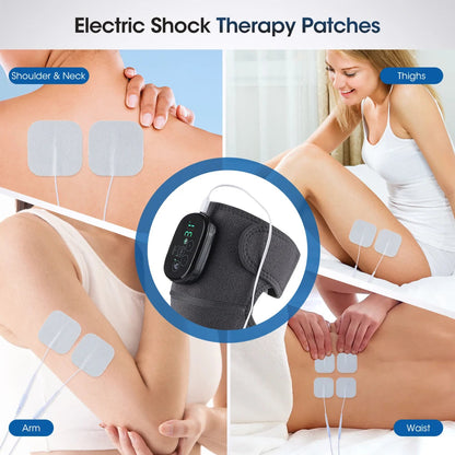 Electric Heating Knee Pad Vibration Massage Leg Joint Elbow Support Shoulder Warming Knee Temperature Massager - petguardiansupplies