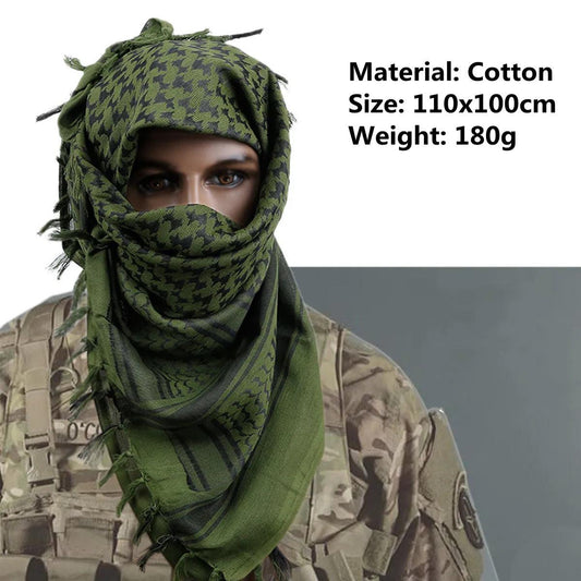 Special Forces Free Variety Turban Jacquard Scarf Thickening Outdoor Arabic Square Magic Outdoor Scarf Shawl CS Decorative Scarf - petguardiansupplies