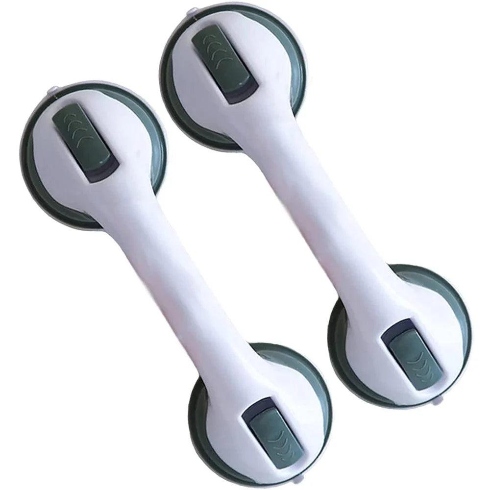 New Shower Handle Grab Bars Ultra Grip Dual Locking Safety Suction Cups Helping Handle Anti Slip Support for Toilet Bathroom - petguardiansupplies