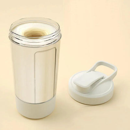 400ML 14oz Electric Protein Powder Mixing Cup Automatic Shaker Mixer Shake Bottle Milk Coffee Blender Kettle fro Gym 1200mAh - petguardiansupplies