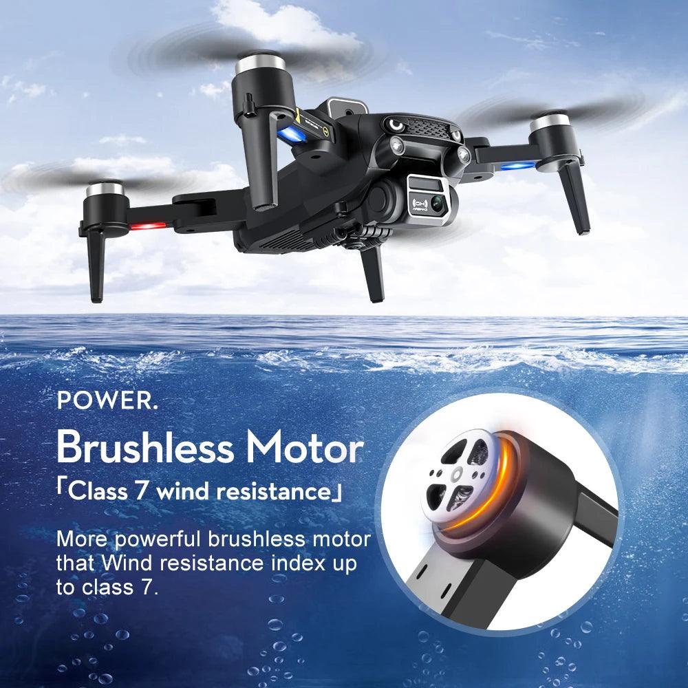 KBDFA S2S Mini Drone 4k 8K HD Camera Obstacle Avoidance Aerial Photography Brushless Motor Foldable Rc Quadcopter Kid Toy - petguardiansupplies