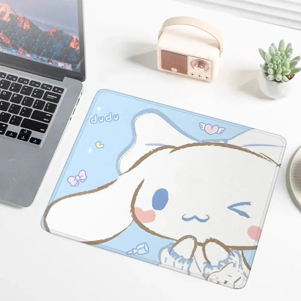 Small Anime Mouse Pad Gamer Cinnamoroll Gaming Laptop Cute Sanrio Mausepad Wireless Mouse for Computer Offices Accessories Mats - petguardiansupplies