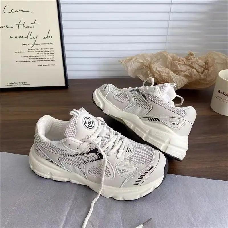 Shoes For Men Women's Chunky White Luxary Sneakers Ladies Running Casual Shoes Fashion Light Male Tenis Sports Fitness Footwear - petguardiansupplies