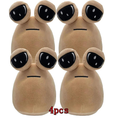 22cm Hot Game My Pet Alien Pou Plush Toy Furdiburb Emotion Alien Plushie Stuffed Animal Pou Doll Birthday Christmas Gift - petguardiansupplies