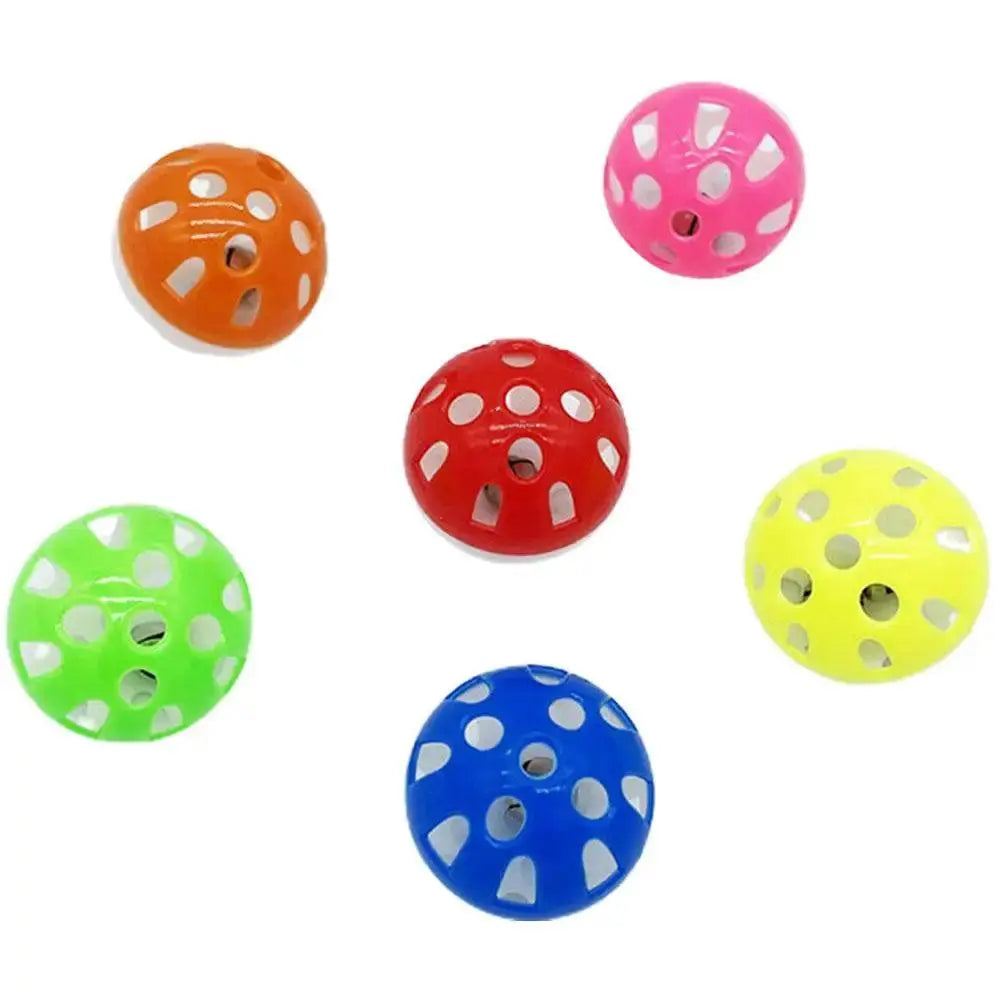 1pc Cat Toy Bell Ball 38mm 43mm Plastic Cat Toy Fun Pets Cat Interactive Exercise Ball Games Animal Toy Funny V0M3 - petguardiansupplies