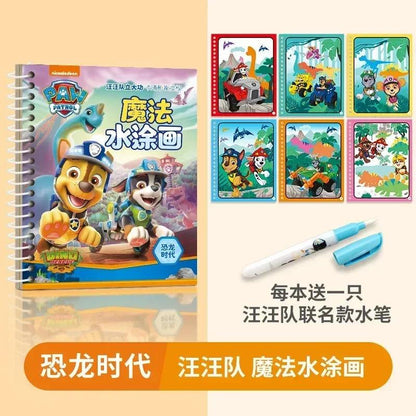 Original Paw Patrol Toys Graffiti Water Painting Drawing Magic Book Marshall Skye Chase Kids Toy Boys Girls Christmas Gift - petguardiansupplies