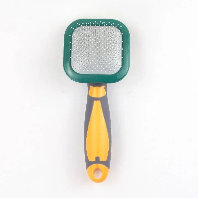 Pet Grooming Self Cleaning Slicker Brush for Small Medium Dogs Cats - petguardiansupplies