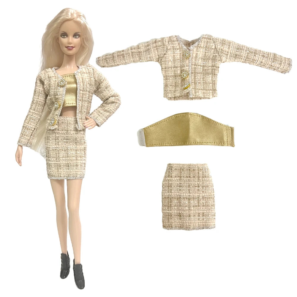 NK 1 Pcs Fashion Doll Dress For 11.5 Inch Doll Clothes 1/6 Dolls Accessories Outfit Casual Shirt Party DIY Dollhouse Toys JJ - petguardiansupplies