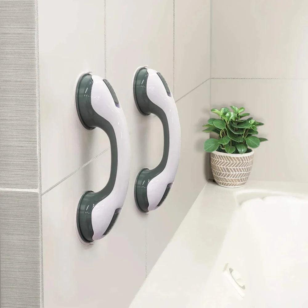 New Shower Handle Grab Bars Ultra Grip Dual Locking Safety Suction Cups Helping Handle Anti Slip Support for Toilet Bathroom - petguardiansupplies