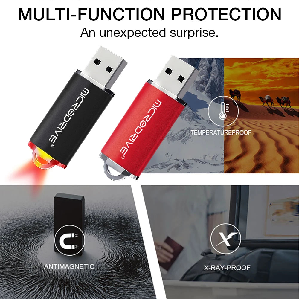 USB Flash Drive 128GB 64GB 32GB 16GB 8GB USB 2.0 Pen Drive Flash Memory Card U Stick High Speed Memoria Usb Pendrive - petguardiansupplies