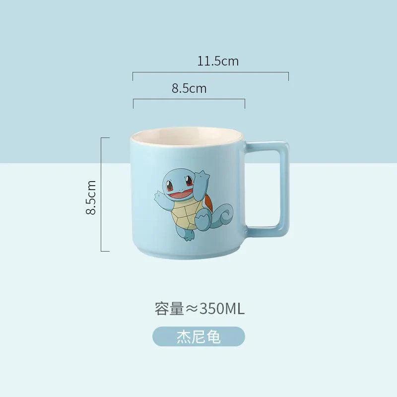 Pokemon Mug Pikachu Charmander Squirtle Psyduck Cartoon Children Creative Water Cup Cute Ceramic Tableware Birthday Gifts - petguardiansupplies