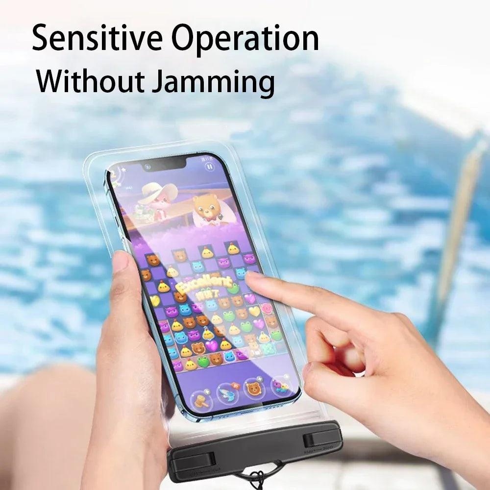 Waterproof Phone Case Swimming Water Proof Bag Universal Underwater Protector Pouch Cover For iPhone Samsung below 6.7" Phone - petguardiansupplies