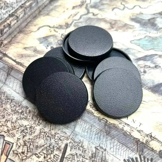 40mm Gaming Miniatures Plastic 40mm Round Bases for Wargames - petguardiansupplies