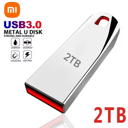 Xiaomi 2TB USB 3.0 Metal Flash Drives High Speed Pendrive 1TB 512GB 256GB Portable Usb Drive Waterproof Memoria Usb Flash Disk - petguardiansupplies