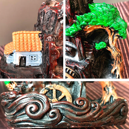 1 Piece Resin Reflowable Incense Holder Left/Right Incense Burner, Bedroom, Living Room Coffee Table, Office Home Decor Gifts - petguardiansupplies