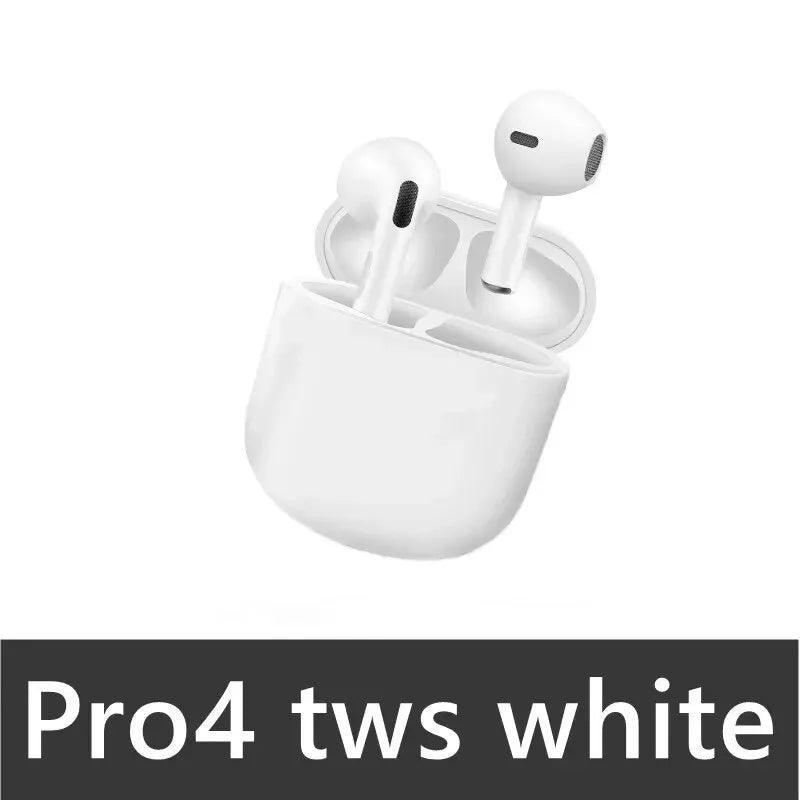 Pro4 TWS Bluetooth Earphone 9D Stereo Wireless Headphone In-Ear HiFi Earbud HandsFree Headset With Microphone For Xiaomi iPhone - petguardiansupplies