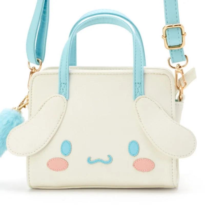 Sanrio PomPomPurin Shoulder Hello Kitty Bag PU Crossbody Bag Fashion Satchel Simple Handbag Tote Birthday Gift Outdoor Pouch - petguardiansupplies