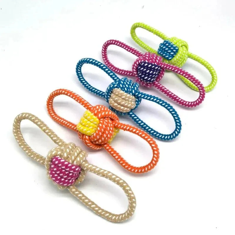 Pet Dog Toys for Large Small Dogs Toy InteractiveCotton Rope Mini Dog Toys Ball for DogsAccessories Toothbrush Chew Puppy Toy - petguardiansupplies