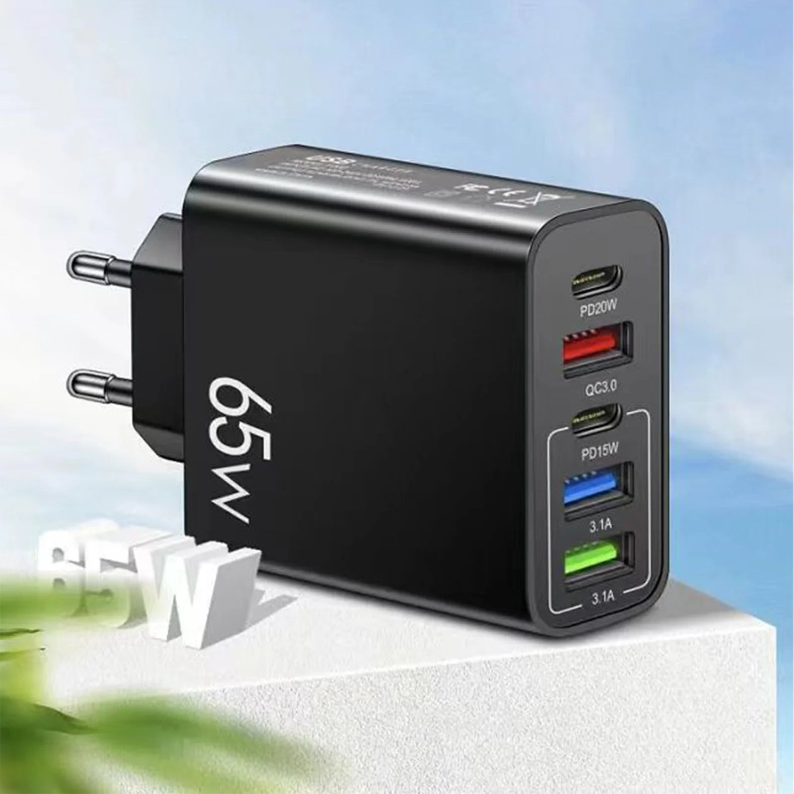 5 port EU Standard USB for All Phone Travel Portable Mobile Plug Charger Power Adapter Universal - petguardiansupplies