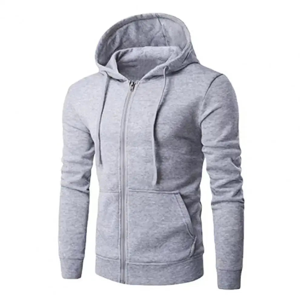 Autumn Men Sweatshirts Long Sleeve Jacket Hoodie Zipper Closure Jacket Male Hoodies Sweatshirt Slim Fit Male Clothing - petguardiansupplies