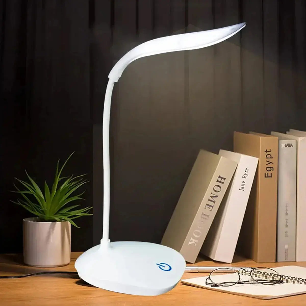 LED Reading Desk Lamp Portable Desk Lamp USB Charging Table Light Touch Dimming Learn Eye Protection Light Room Office Lighting - petguardiansupplies