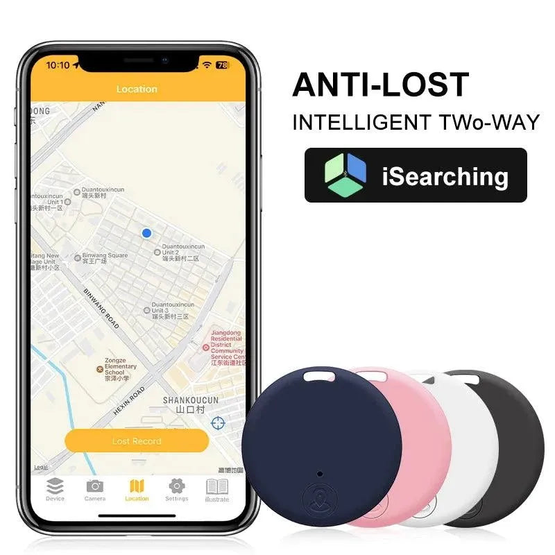 Mini GPS Tracker Device Anti-Lost Mobile Phone Smart Search Pet Kids Bag Key Smart Bluetooth Finder locator Anti-lost Equipment - petguardiansupplies