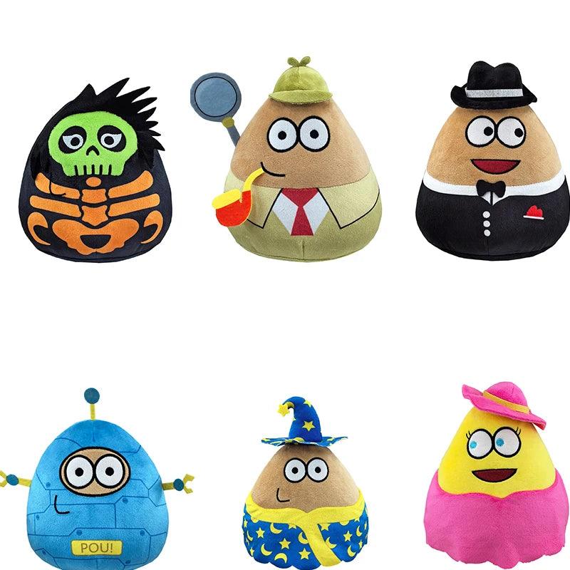 22cm Hot Game My Pet Alien Pou Plush Toy Furdiburb Emotion Alien Plushie Stuffed Animal Pou Doll Birthday Christmas Gift - petguardiansupplies