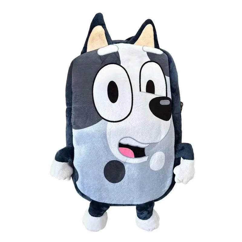 Bluey Family Cosplay Kindergarten Child Cartoon School Bag Bluebin Dog Backpack Kawaii Bluey Orange Dog Children's Backpack Toys - petguardiansupplies