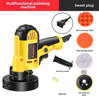 Professional Car Polishing Machine Grinding Tool For Scratch Repair Home Use Electric Beauty Coating - petguardiansupplies