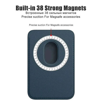 For Magsafe Magnetic Wallet Phone Case For iPhone 14 13 12 Pro Max Leather Card Holder Bag For iPhone 13 mini Cover Accessories - petguardiansupplies