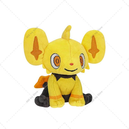 2 Styles Pokemon Plush Shinx Shiny Shinx Blue Yellow Animal Stuffed Toy Cartoon Peluche Dolls Christmas Gift Soft Stuffed Dolls - petguardiansupplies