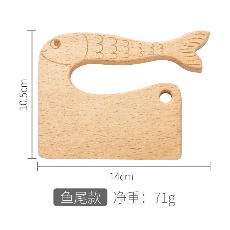 Wooden Kids Knife Cooking Toys Simulation Knives Cutting Fruit Vegetable Children Kitchen Pretend Play Toy Montessori Education - petguardiansupplies