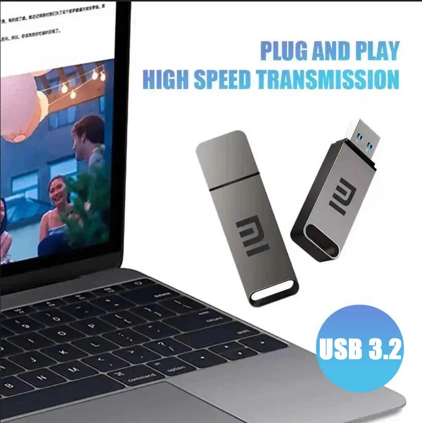 Xiaomi 16TB Flash Drive USB3.2 High Speed Transfer Metal Type C U Flash SSD Portable Mini Flash Drive Memory Waterproof U Drive - petguardiansupplies