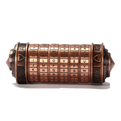 Novelty Cryptex Da Vinci Code Lock With Hidden Compartment Valentine's Day Interesting Romantic Birthday Gifts for Her - petguardiansupplies